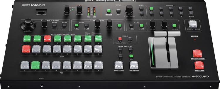 Roland Announces Ver.2.0 update for its V-600UHD 4K Multi-format Video Switcher