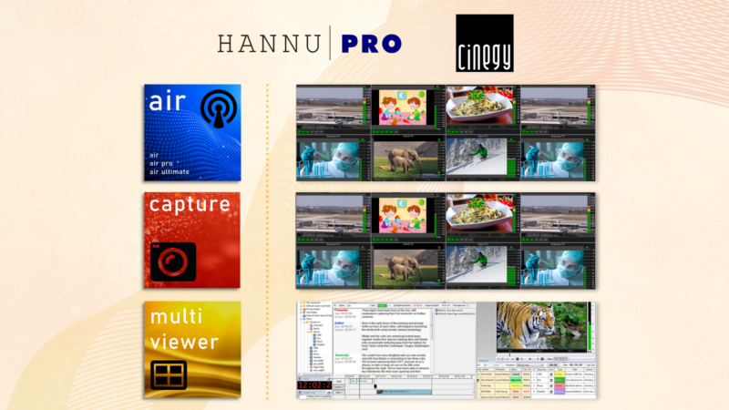 Cinegy Announces Sales Partnership with Hannu Pro