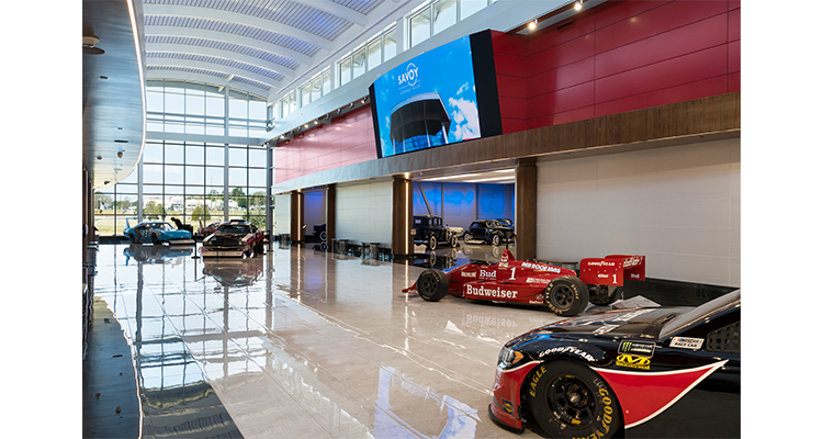 Georgia Automobile Museum Adds a Modern Twist with Massive Curved DVLED Displays
