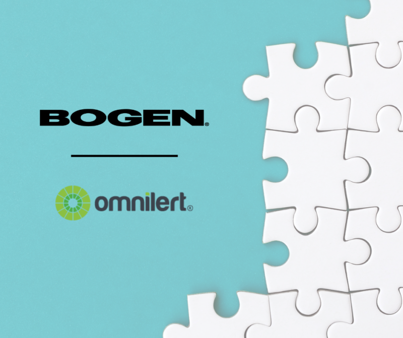 Bogen Communications Announces Technology Partnership with Omnilert
