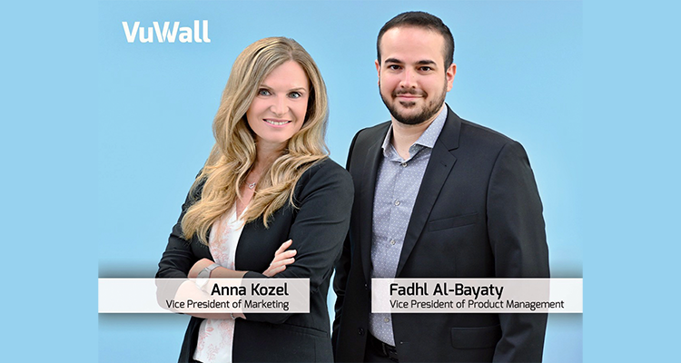 VuWall Promotes Anna Kozel to VP of Marketing and Fadhl Al-Bayaty to VP of Product Management