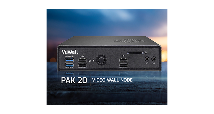 VuWall Releases PAK 20 Video Wall Processor That Can Support Two 1920×1080@60Hz Outputs