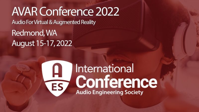AES Announces Keynotes and Program for AVAR 2022