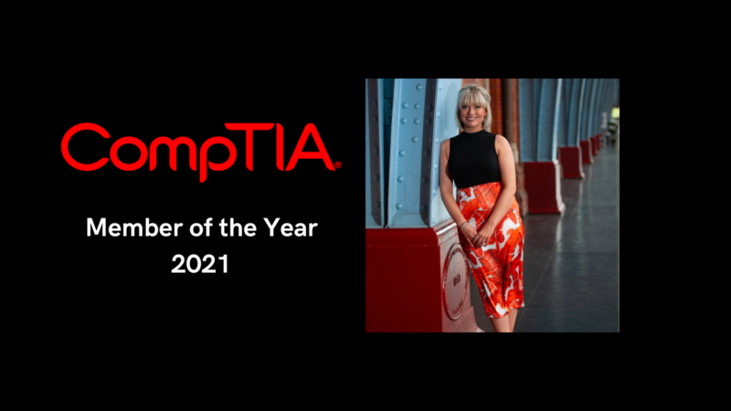 Hannah Lloyd Honored as CompTIA Member of the Year