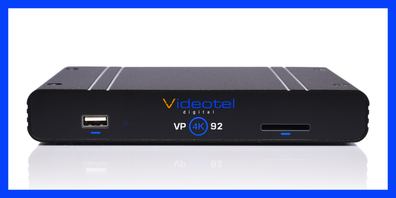 Videotel Digital Launches VP92 4K Interactive Digital Signage Media Player