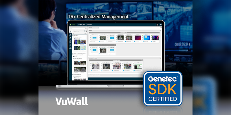 VuWall TRx Software Now Runs With Genetec Security Center 5. 10