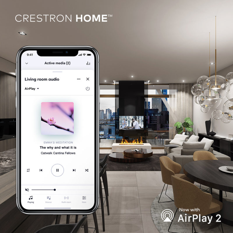Crestron Electronics to Showcase Upgraded Crestron Home OS Platform at CEDIA Expo 2022