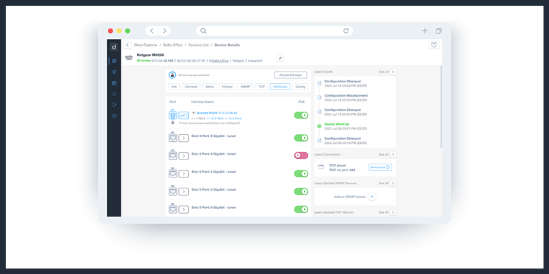 Domotz Adds New Features to Netgear Managed Switches