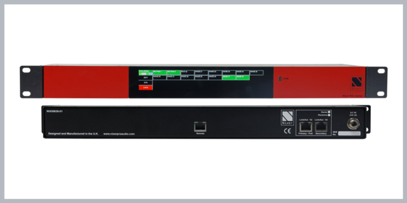 Nixer Pro Audio Debuts RS32 32-Channel Dante Switch