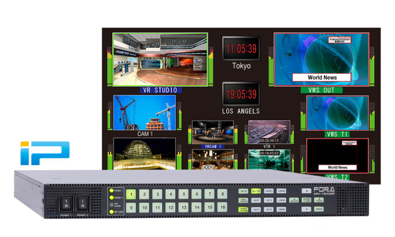 FOR-A Offers Complete SMPTE ST 2110-Based Solution with Scalable and Intuitive Hardware and Software Platform