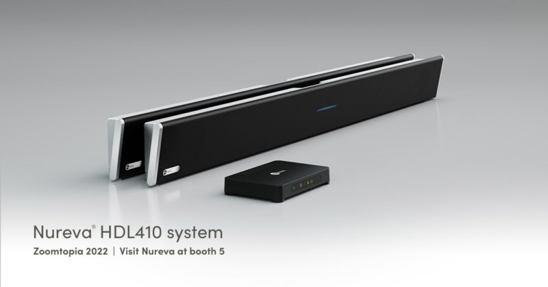 Nureva to Participate in Zoomtopia 2022 with HDL410 Audio Solution for Extra-large Spaces