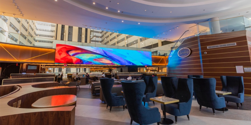 New York Marriott Marquis Brings the Excitement of Times Square Inside with Two Dazzling LG DVLED Displays