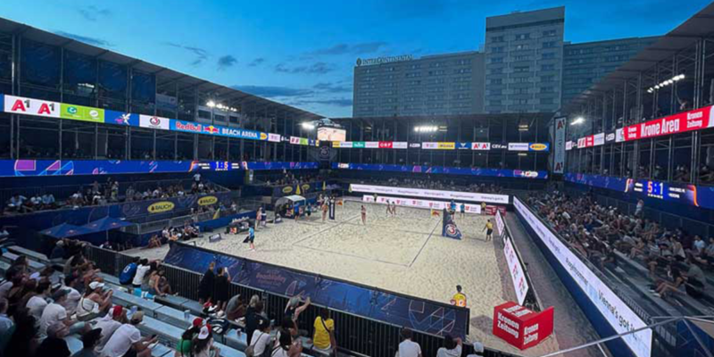 4youreye Selects AV Stumpfl, INFiLED, Unilumen for A1 CEV BeachVolley Nations Cup at Red Bull Beach Arena