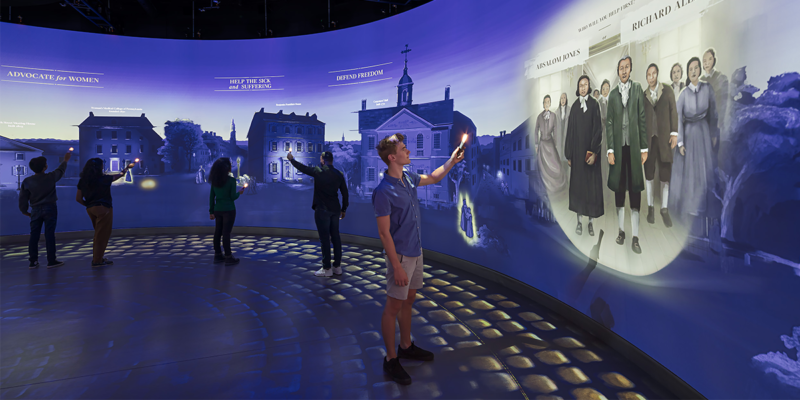 Scalable Display Technologies Illustrates American History at Faith and Liberty Discovery Center