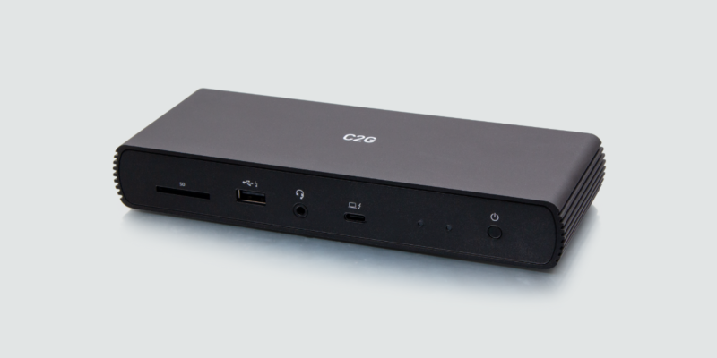 C2G’s New Thunderbolt 4 Docking Station Transforms Laptops into Desktop Solutions