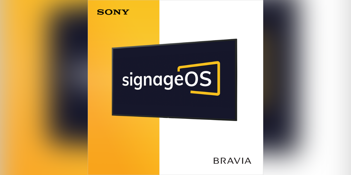 Sony and signageOS