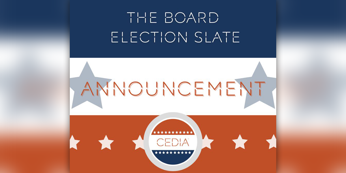 cedia board election slate