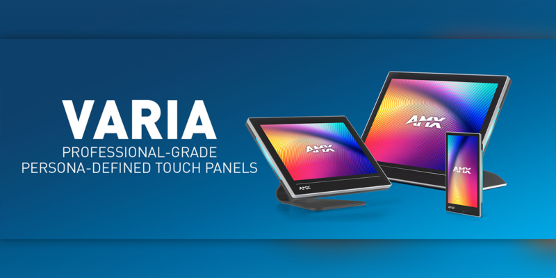 AMX Releases VARIA Series of Touch Panels