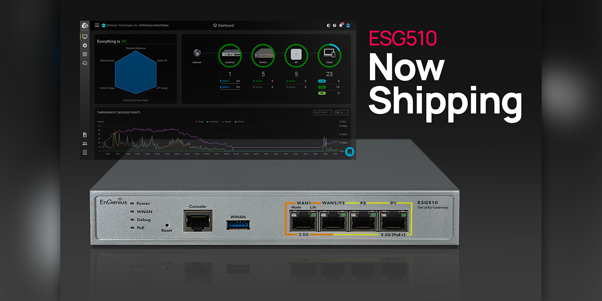 esg510 now shipping