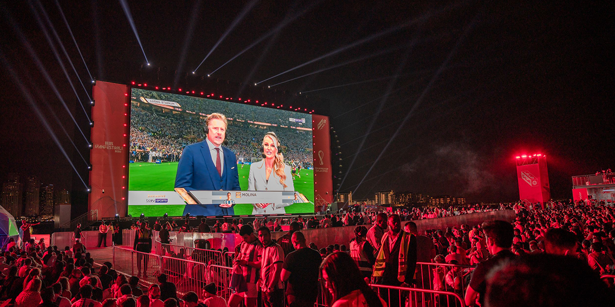 infiled LED fifa world cup