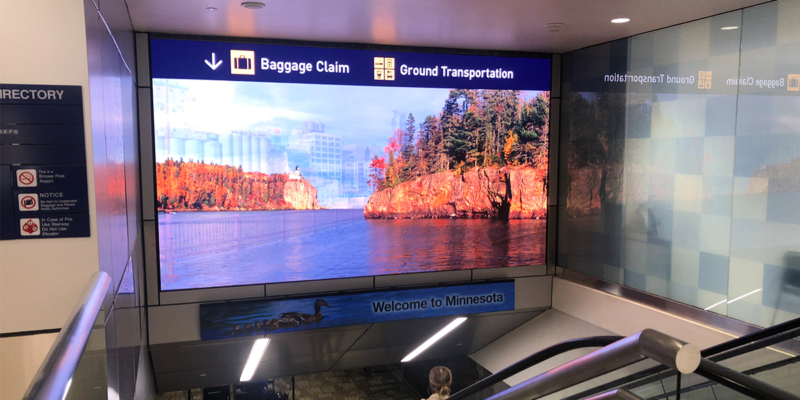 Minneapolis-St. Paul International Airport Enhances Traveler Experience With LG DVLED displays