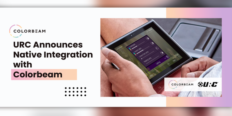 URC and Colorbeam Team Up for Control of Colorbeam’s DMX GATEway Processor