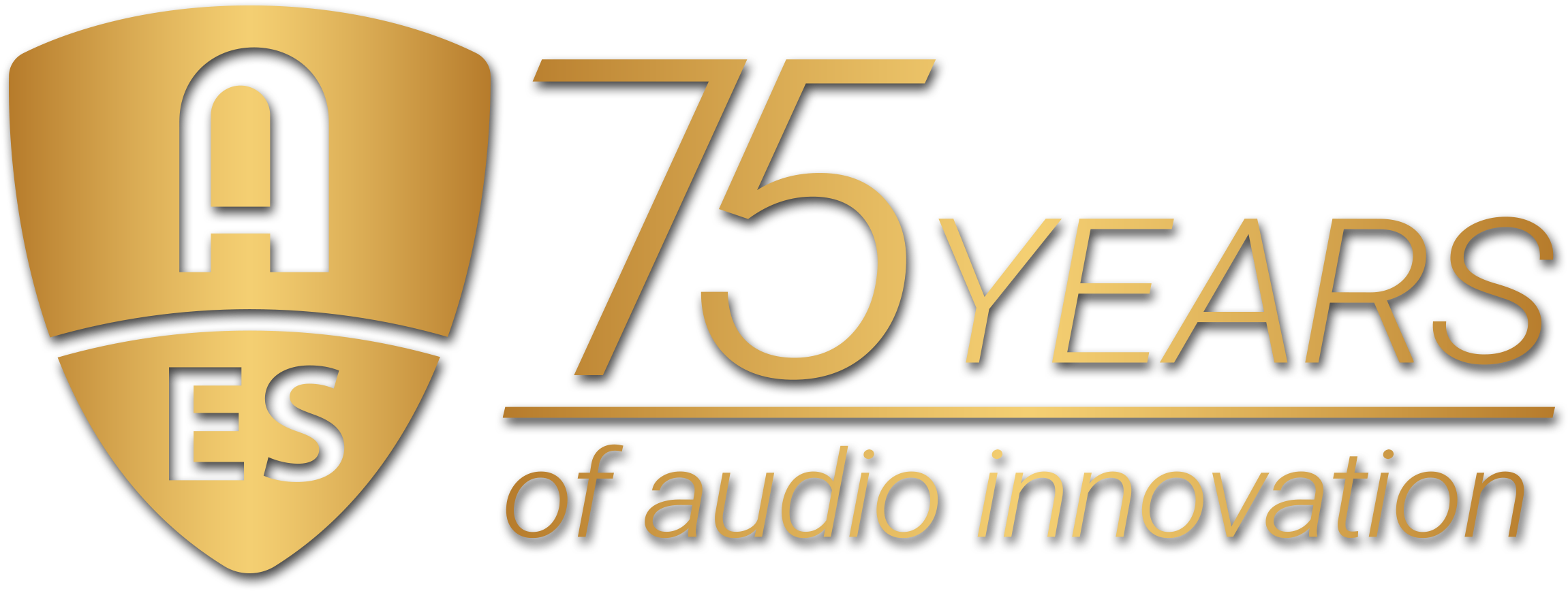 AES 75th Anniversary logo