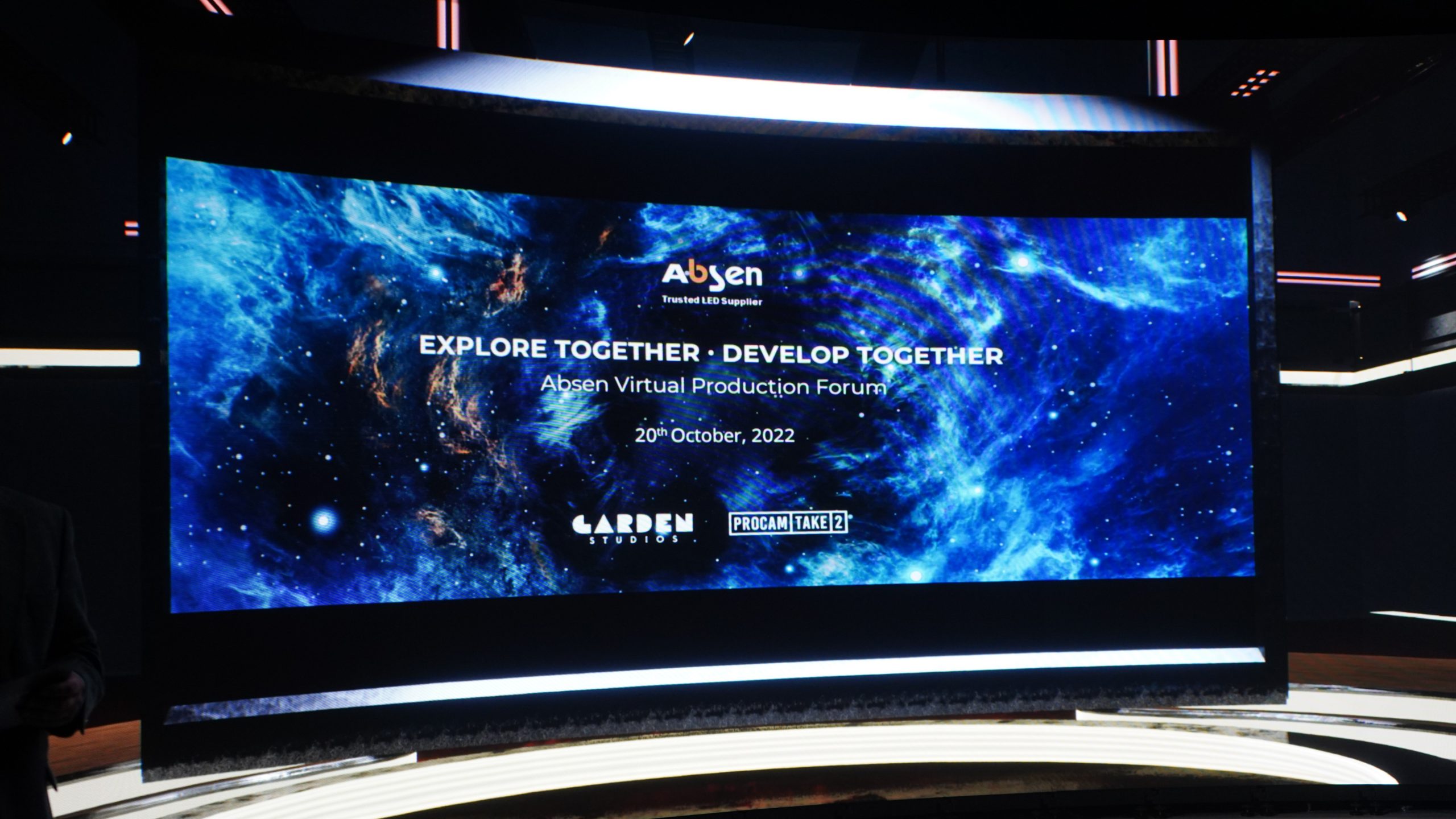 Absen Virtual Production Forum 2022 Absen PL2.5 V10 VP or XR stage