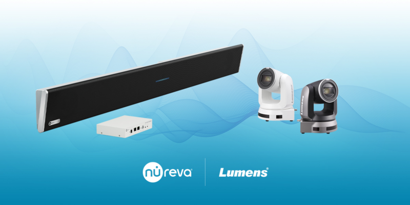 Lumens Now Using Sound Location Data from Nureva Audio Conferencing Systems for Camera-Tracking