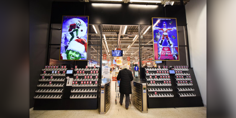 Digital Signage Display by PPDS Brought to Maxi ICA in Sweden