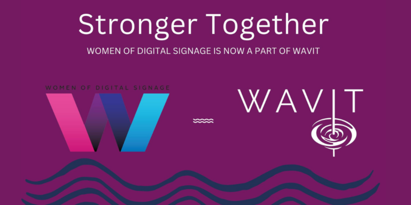 WAVIT Acquires Women of Digital Signage 1