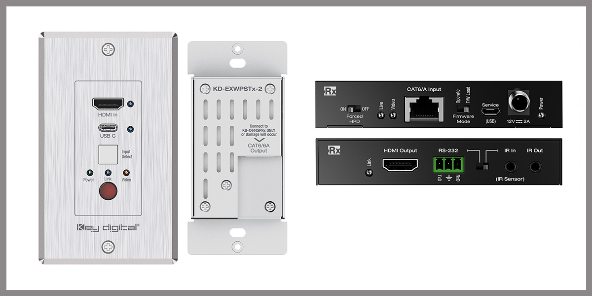 key digital single gang wall box switcher