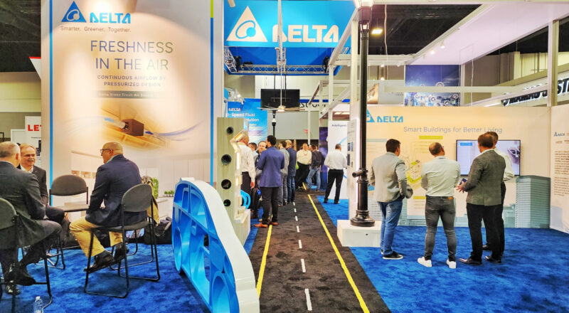 Delta Demonstrates IoT-based Smart Green Solutions at AHR Expo 2023