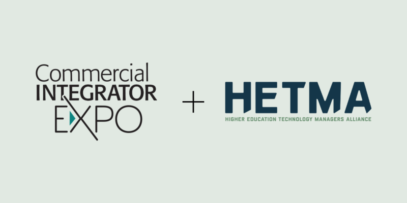 Commercial Integrator Expo Announces a Partnership With Higher Education Technology Managers Alliance