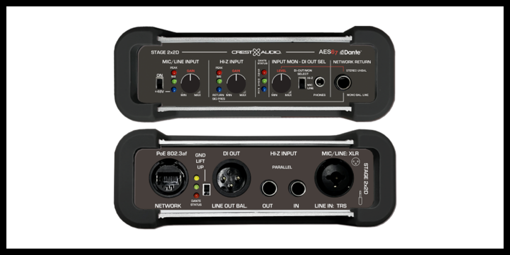 Peavey Commercial Audio Releases Crest Audio Stage 2x2D Direct