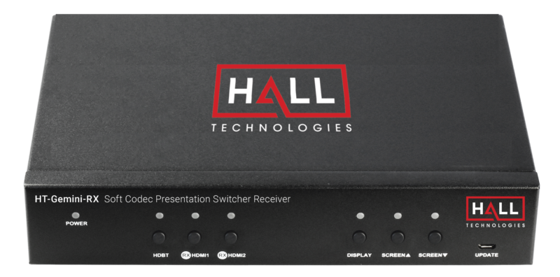 Hall Technologies Adds Gemini Switcher for Classrooms and Conference Rooms