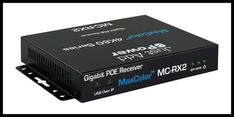 Just Add Power Ships 4K60/4:4:4/36-bit color MaxColor Series 2 AV-over-IP Gear