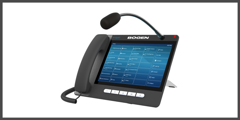 Bogen Communications Announces Nyquist Zone Paging Microphone Station