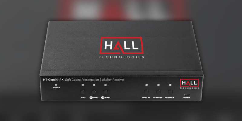 Hall Technologies Adds Gemini Soft-Codec Extender Switcher