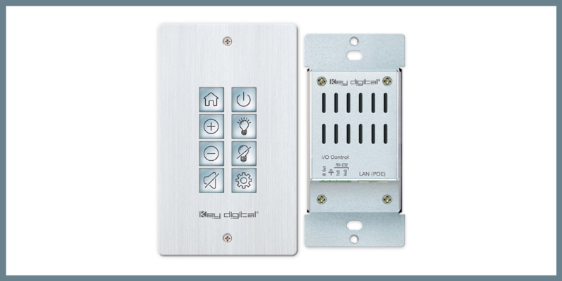 Key Digital Adds KD-WP8-2 IP PoE-Powered Wall Plate Keypad