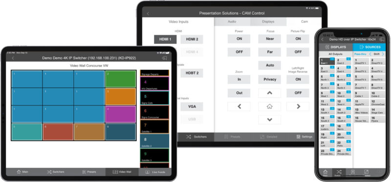 Key Digital AV Systems Control Options Abound