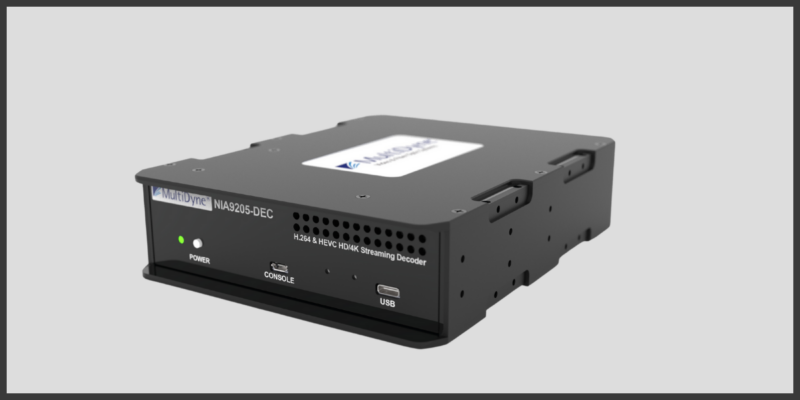 MultiDyne Announces the NIA9205 Series of Video Encoders and Decoders