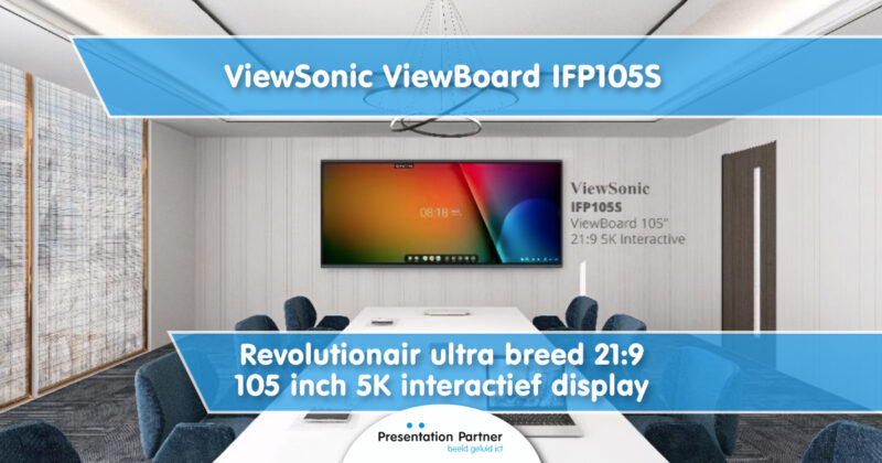 ViewSonic Launches 105-inch ViewBoard and myViewBoard Software Add-Ons