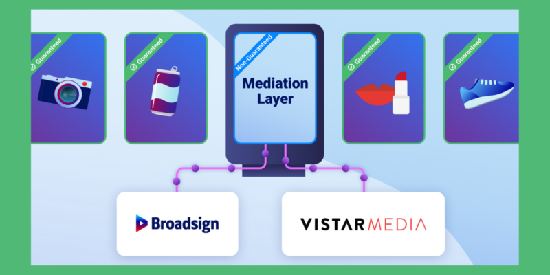 Vistar Media and Broadsign Announce Mutual Integration to Respective Mediation Layers