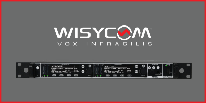 Wisycom Announces its MTK982 Dual-Wideband Stereo IEM/IFB transmitter