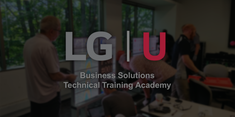 LG Business Solutions USA Adds LG | U Training Academy for Integrators