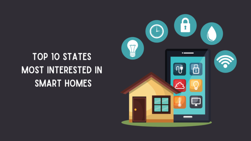 The Top 10 States Most Interested in Smart Homes