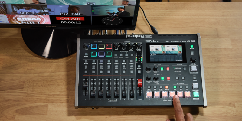 Roland Announces VR-6HD Direct Streaming AV Mixer