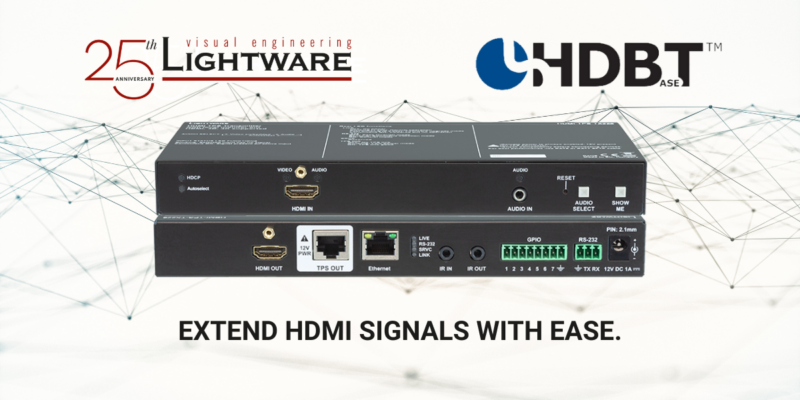 Lightware Amps Up Product Offerings and Features of Its HDBaseT Line