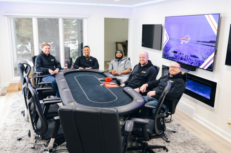 NFL Superstar Gabe Davis Goes “All In” with Snap One Smart Technology in his  New Custom Game Room
